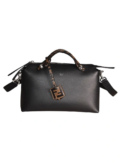 Shop Fendi By The Way Med Shoulder Bag In Black/maya