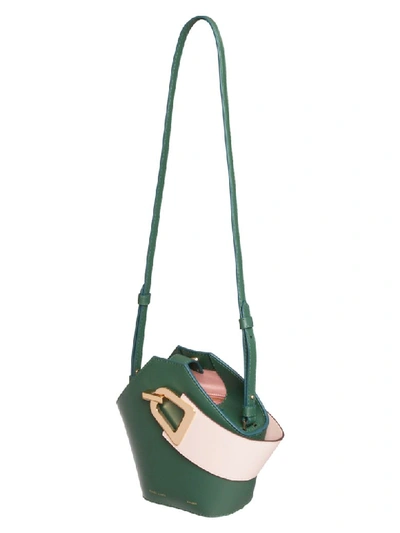 Shop Danse Lente Mini Johnny Bucket Bag In Verde
