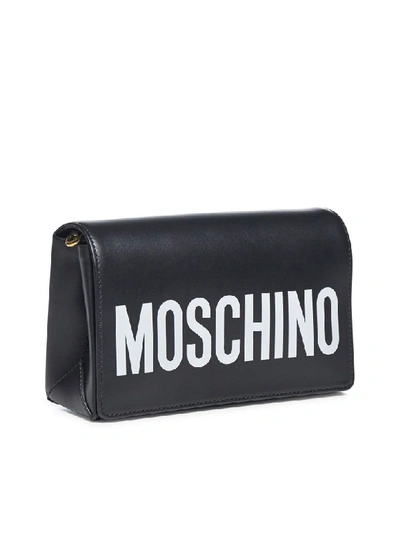 Shop Moschino Shoulder Bag In Nero