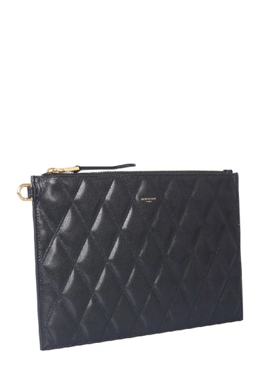 Shop Givenchy Gv3 Clutch In Nero