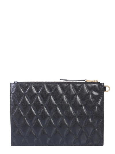 Shop Givenchy Gv3 Clutch In Nero