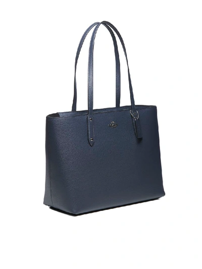 Shop Coach Tote In Navy