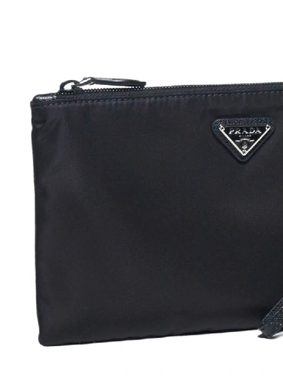 Shop Prada Clutch In Nero