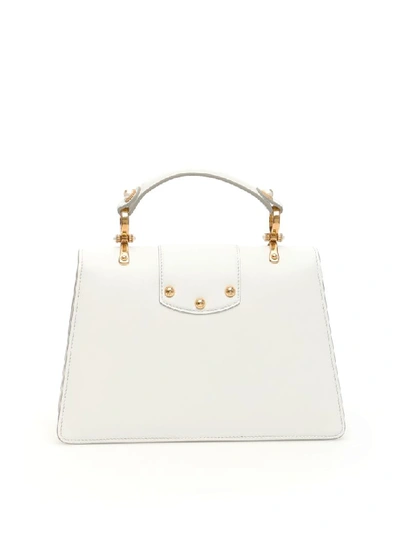 Shop Dolce & Gabbana Dg Amore Bag In Bianco Ottico (white)