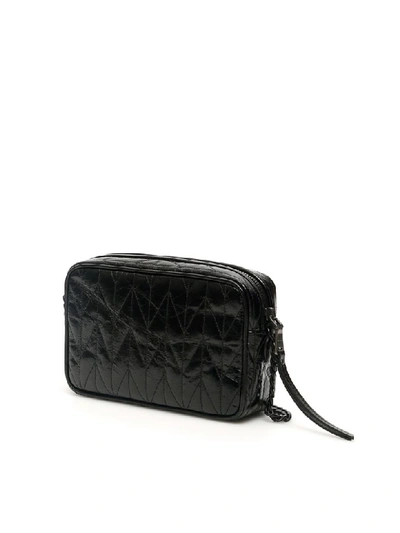 Shop Miu Miu Quilted Camera Bag In Nero (black)