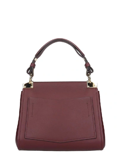 Shop Givenchy Mystic Small Shoulder Bag In Bordeaux Leather