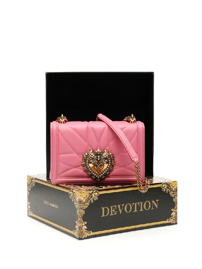 Shop Dolce & Gabbana Devotion Bag In Rosa 4 (pink)
