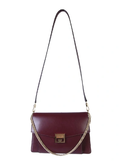 Shop Givenchy Medium Gv3 Bag In Bordeaux