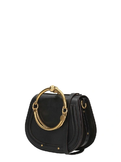 Shop Chloé Small Nile Bracelet Bag In Black