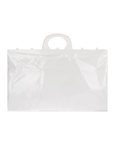 Mm6 Maison Margiela Mm6 Pvc Tote Bag In White ModeSens