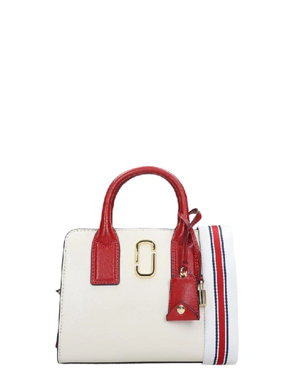 Shop Marc Jacobs Little Big Shot Shoulder Bag In White Leather