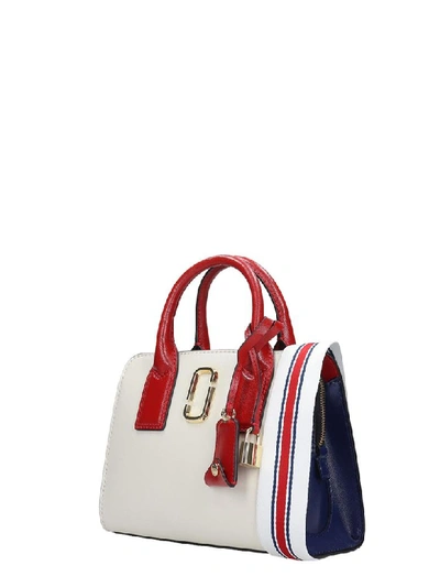 Shop Marc Jacobs Little Big Shot Shoulder Bag In White Leather