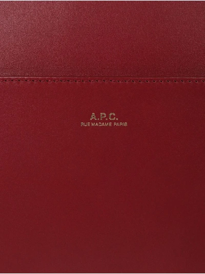 Shop Apc A.p.c. Red Gabriella Bag