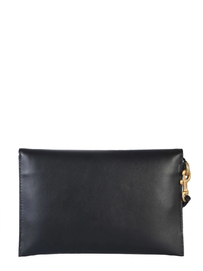 Shop Moschino Teddy Bear Clutch In Nero