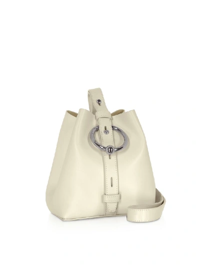 Shop Rebecca Minkoff Nappa Leather Mini Kate Bucket Bag In Clay