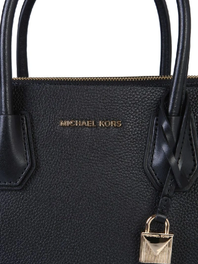 Shop Michael Michael Kors Mercer Bag In Nero
