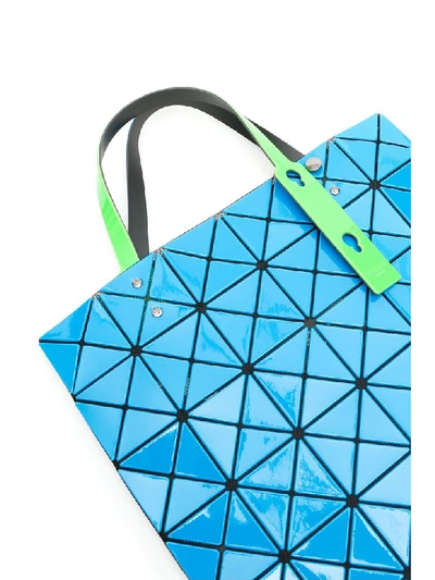 Shop Bao Bao Issey Miyake Lucent Tote Bag In Blue Green (light Blue)