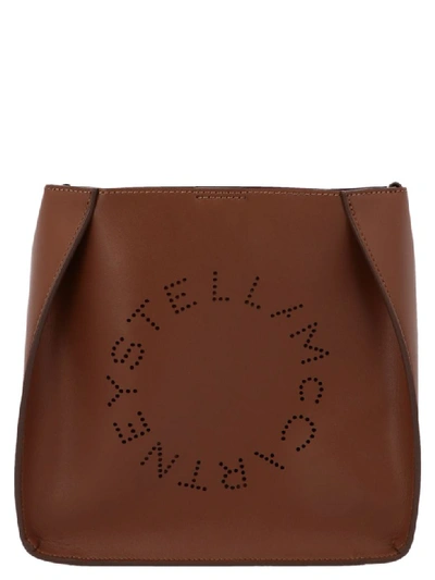 Shop Stella Mccartney Stella Logo Bag In Brown