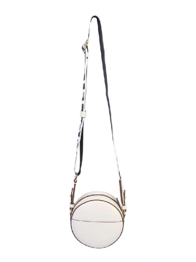 Shop Stella Mccartney Mini Stella Logo Bag In Bianco