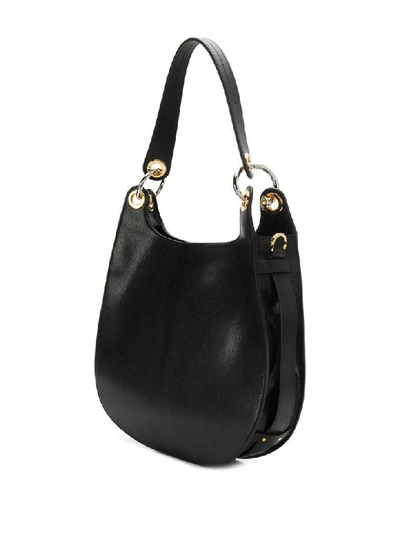 Shop Chloé Tess Hobo Bag In Black