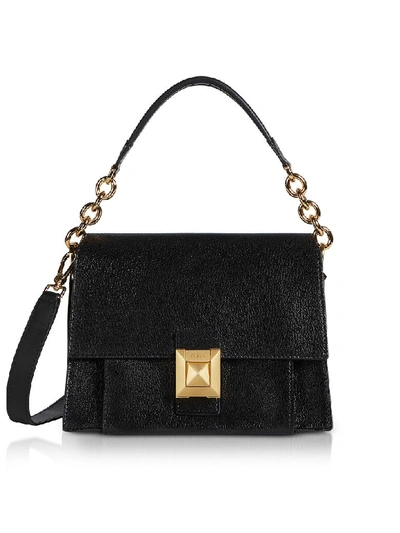 Shop Furla Diva S Shoulder Bag In Onyx