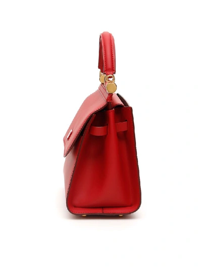 Shop Dolce & Gabbana Small Sicily 58 Bag In Rosso Papavero (red)