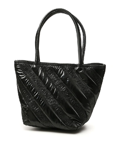 Shop Alexander Wang Quilted Roxy Tote Bag In Black (black)
