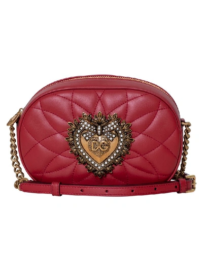 Shop Dolce & Gabbana Borsa Tracolla In Rosso Papavero