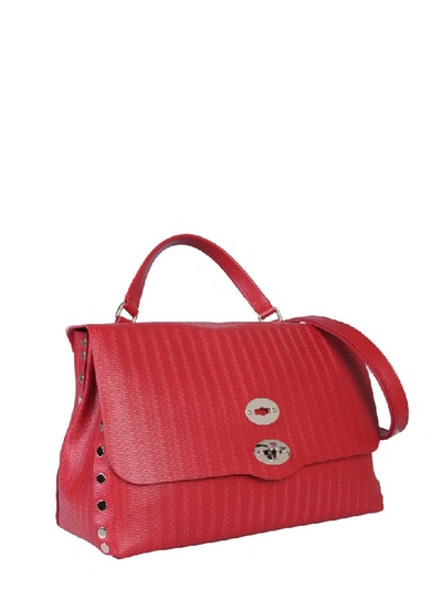 Shop Zanellato Medium Postal Bag In Rosso