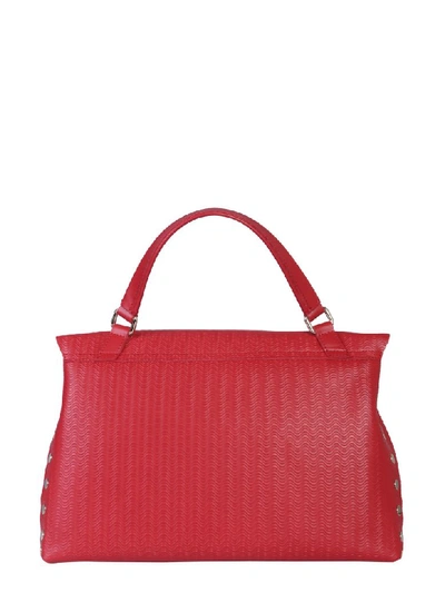Shop Zanellato Medium Postal Bag In Rosso