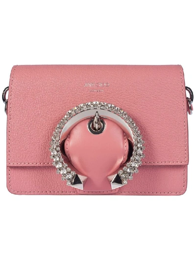 Shop Jimmy Choo Madeline Shoulder Bag In Candyfloss