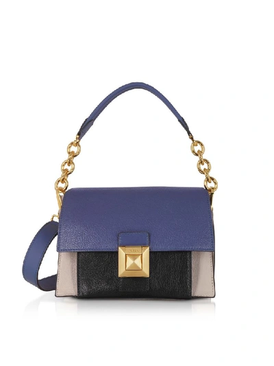 Shop Furla Diva Mini Shoulder Bag In Periwinkle