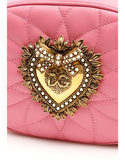 Shop Dolce & Gabbana Devotion Camera Bag In Rosa 4 (pink)