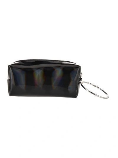 Shop Mm6 Maison Margiela Mm6 Small Logo Pouch In Black