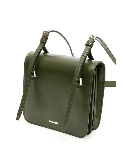 Shop Jil Sander Holster Mini Bag In Medium Green (khaki)