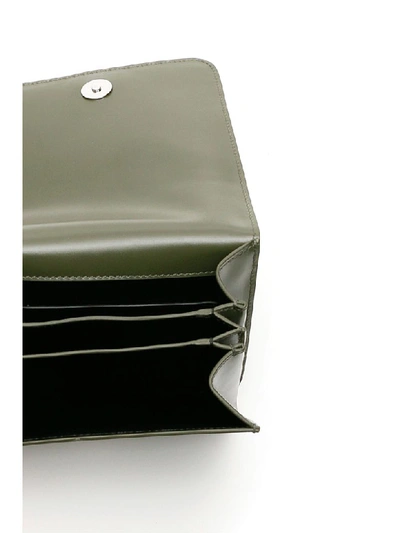 Shop Jil Sander Holster Mini Bag In Medium Green (khaki)