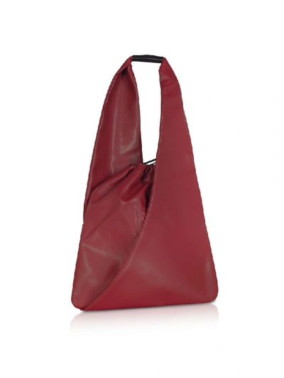 Shop Mm6 Maison Margiela Mm6 Maison Martin Margiela Japanese Drawstring Shoulder Bag In Wine