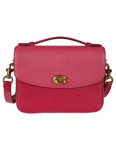 Shop Coach Cassie Shoulder Bag In Bright Cherry