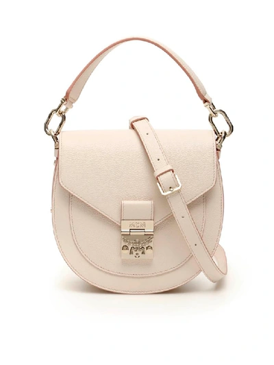 Shop Mcm Patricia Park Avenue Shoulder Bag In Pink Tint (pink)