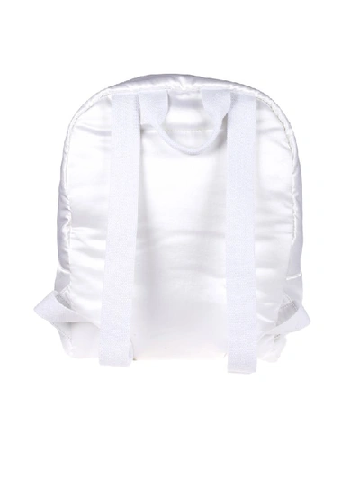 Shop Mm6 Maison Margiela Backpack In White