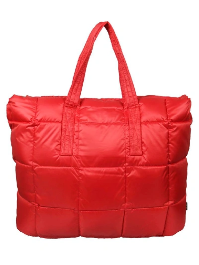 Shop Aspesi Padded Holdall In Red