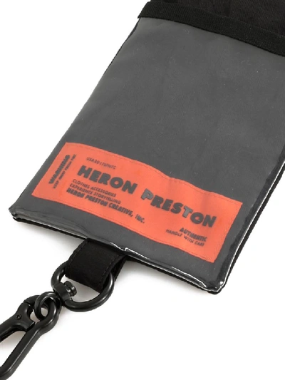 Shop Heron Preston Passport Holder In Black No Color