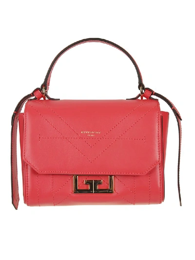 Shop Givenchy Eden Mini Tote In Lipstick