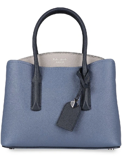Shop Kate Spade Margaux Leather Tote In Blue