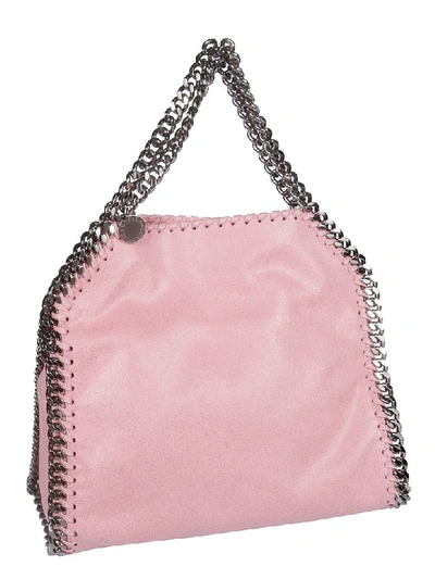 Shop Stella Mccartney Tiny Falabella Shoulder Bag In Light Pink