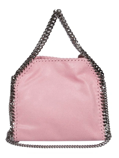 Shop Stella Mccartney Tiny Falabella Shoulder Bag In Light Pink