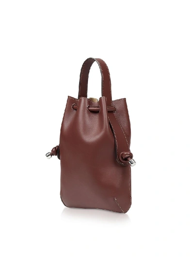 Shop Meli Melo Argan Nappa Briony Mini Backpack In Dark Brown