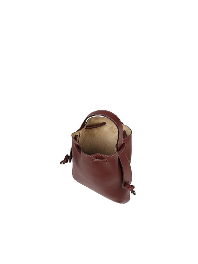 Shop Meli Melo Argan Nappa Briony Mini Backpack In Dark Brown