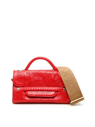 Shop Zanellato Lustro Nina Baby Bag In Fiamma (red)