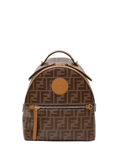 Shop Fendi Monogram Mini Backpack